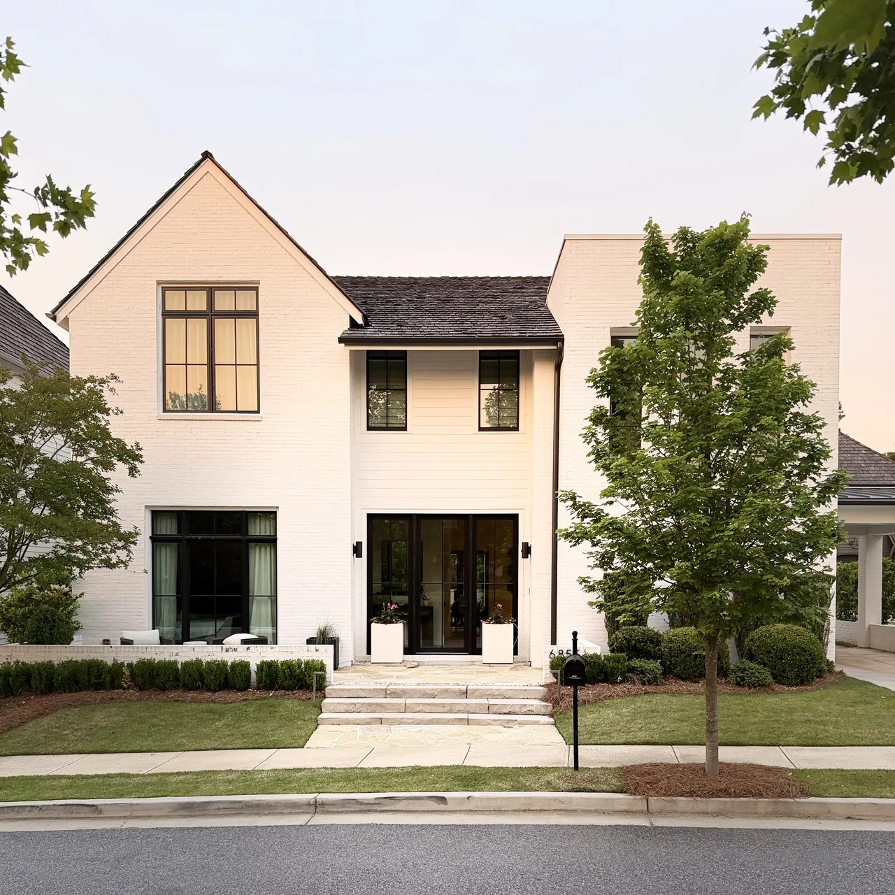 Front exterior of Intelligent Home in Cumming