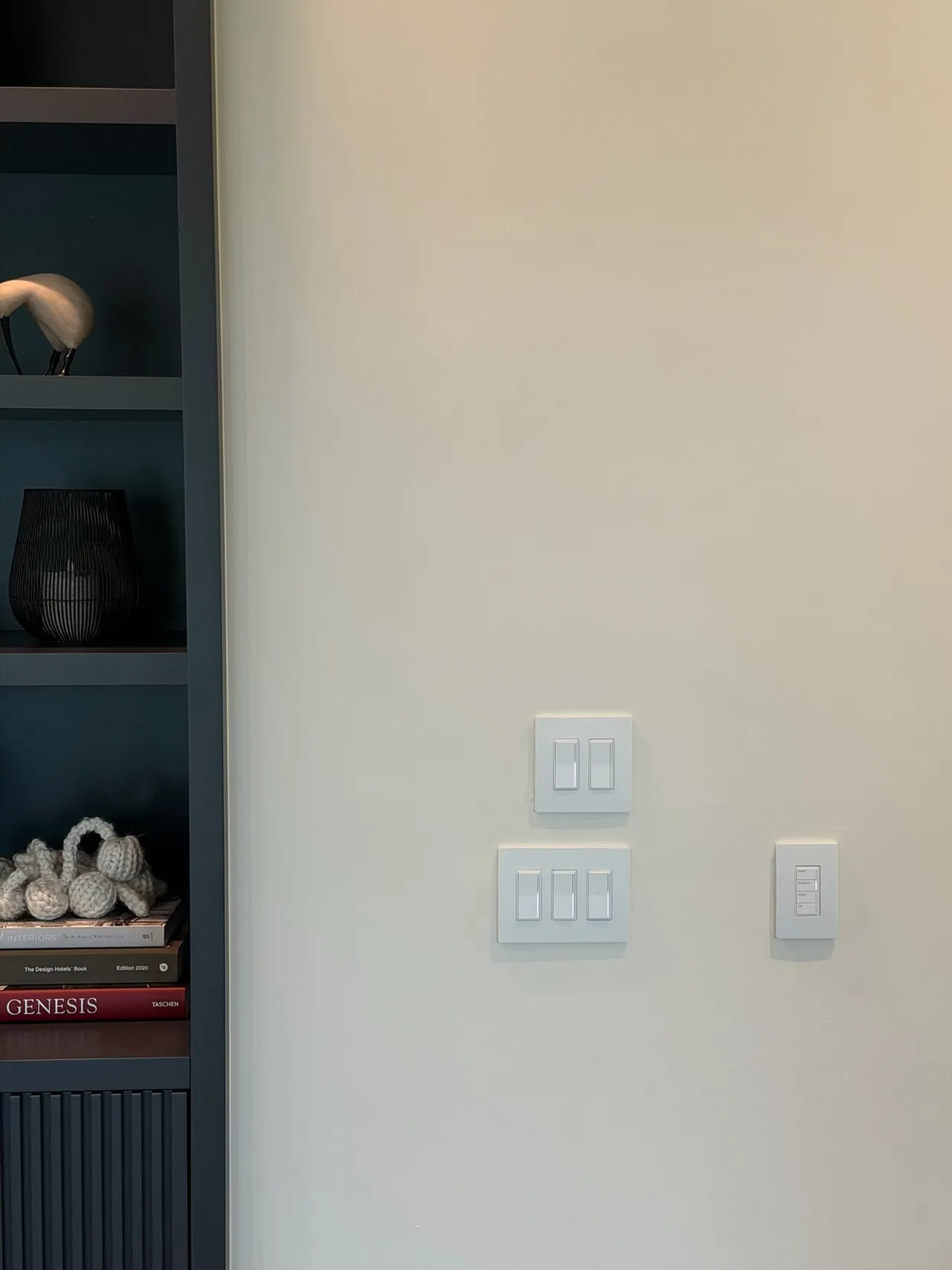 Coordinated lighting keypads installed in Intelligent Home