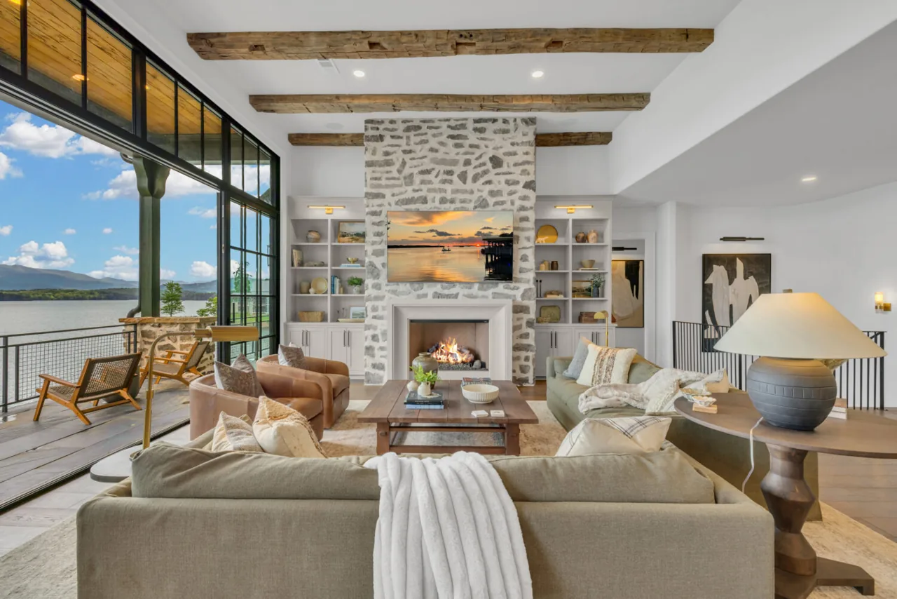 Lake Luxury interior shown in TLV’s published project portfolio