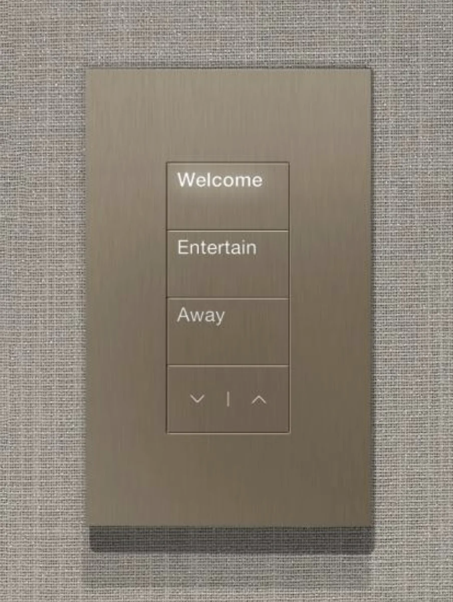 Lutron Palladiom keypad for HomeWorks